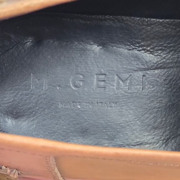 M.Gemi Men 42 The Volo Due Tan Brown Leather Casual Lifestyle Daily Penny Loafer main image 14